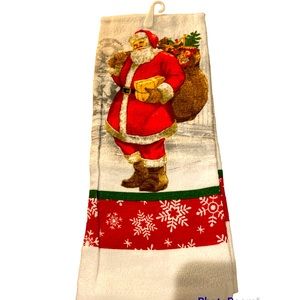 Christmas Santa clause dish  towel